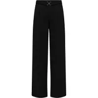 JDY Anzughose "JDYGEGGO LIFE BELT PANT JRS NOOS", Damen, Gr. S (36), Länge 32, schwarz (schwarz detail:belt), Jersey, Obermaterial: 95% Polyester, 5% Elasthan, regular fit lang, Hosen Anzughose