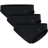 Adidas Damen Slips, 3er Pack - Sport Active Seamless, Low Rise Bikini, Unterwäsche, Logo, einfarbig