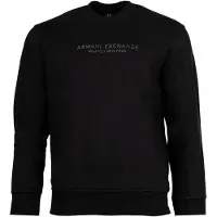 Armani Exchange für Herren. XM001284AF20934UC001 Sweatshirt mit Logo in Schwarz (L), Lässig, Baumwolle