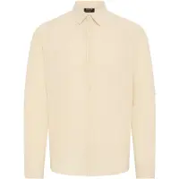 Indicode Leinenhemd "Leinenhemd IDMonko", Herren, Gr. XL, N-Gr, beige (fog), Obermaterial: 55% Leinen LI. 45% Baumwolle CO., Hemden Leinenhemd