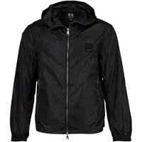 Armani Exchange Jacke mit Box-Logo, Schwarz L