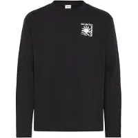 !Solid Langarmshirt SOLID "Langarmshirt SDOdani", Herren, Gr. L, schwarz (true schwarz), Obermaterial: 50% Baumwolle CO. 50% Polyester PES., Shirts Langarmshirt