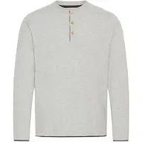 Indicode Rundhalsshirt "Rundhalsshirt IDGifford", Herren, Gr. 3XL, grau (light grau mix), Obermaterial: 80% Baumwolle CO. 20% Polyester COOLMAX(R) PES(Coolmax)., Shirts Rundhalsshirt