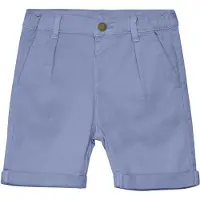 En fant Chinoshorts "Chinoshorts ENShorts Woven", Jungen, Gr. 122, N-Gr, blau (infinity), Obermaterial: 98% Baumwolle CO. 2% Elasthan EL., Hosen Chinoshorts