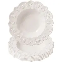Villeroy & Boch Suppenteller "Suppenteller Toy's Delight Royal Classic ø 23,2 cm 6er Set weiß", weiß, L:23,2cm, Speiseteller, Suppenteller