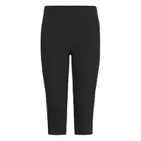 Oxmo 3/4-Leggings "3/4-Leggings OXLov", Damen, Gr. S, N-Gr, schwarz, Obermaterial: 95% Baumwolle CO. 5% Elasthan EL., Hosen 3/4-Leggings