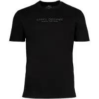Armani Exchange T-Shirt "T-Shirt T-SHIRT 1er Pack", Herren, Gr. XL, schwarz, Obermaterial: 100% Baumwolle CO., Shirts T-Shirt