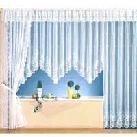 Weckbrodt Vorhang "Flensburg" Gr. 3, weiß, B:128cm H:225cm, Jacquard, Polyester, Gardinen, Vorhang, Seitenschal, Jacquard, strukturiert, halbtransparent, Gardine, Store