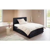LeGer By Lena Gercke Polsterbett "Maylis", grau (anthrazit), B:152cm L:211cm, 100% Polyester, , Betten, Polsterbett, wahlweise mit und ohne Matratze und Lattenrost, auch in 200cm Breite