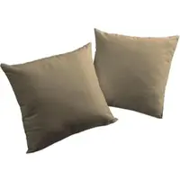 Wirth Dekokissen "Newbury" Gr. 9, braun (schlamm, unifarben), B:40cm L:60cm, Baumwolle, Polyester, Dekokissen_Sitzkissen_Kissenhüllen, Dekokissen, Kissenhülle ohne Füllung, 2 Stück