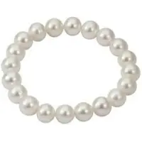 Firetti Perlenarmband "Schmuck Geschenk Armschmuck Armkette Perle" Gr. 8, weiß, Armbänder, Damen, 8, Perlen, Perlenarmband, Made in Germany - mit Süßwasserzuchtperle