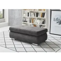 Die Planbar Hocker "MP-IN16037", grau (anthrazit), B:129cm H:47cm T:64cm, 90% PES 10% PA, Hocker, Hocker, mit Stauraum