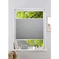 Otto Home Plissee "WILLA" Gr. 1, grau, B:40cm H:130cm, Obermaterial: 100% Polyester, Plissees, Plissee, NEUHEIT in Leinenoptik, Topseller