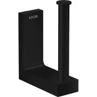 Hansgrohe AXOR UNIVERSAL Rectangular Ersatzpapierrollenhalter, Metall, 42654670, Farbe: Mattschwarz