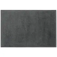 Otto Home Fußmatte "Lavea" Gr. 16, grau (anthrazit), B:50cm H:9mm L:75cm, Kunstfaser, Teppiche, Fußmatte, Schmutzfangmatte, Uni-Farben, In- und Outdoor-Teppich, waschbar