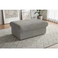 Sit&More Polsterhocker SIT & MORE "Moreno, B: 90 cm", grau, B:90cm H:43cm T:60cm, 100% Polyester, Hocker, Polsterhocker, mit Stauraum, individuell kombinierbar
