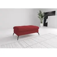 Sit&More Polsterhocker SIT & MORE "Amica", rot (feuerrot), B:102cm H:47cm T:69cm, Hocker, Polsterhocker, mit Stauraum