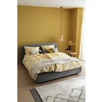 Schöner Wohnen Kollektion SCHÖNER WOHNEN Bettwäsche Fleur-B Farbe gelb Größe 155x220+80x80