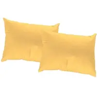 Wirth Dekokissen Gr. 3, gelb (gelb, unifarben), B:40cm L:60cm, Kunstfaser, Dekokissen_Sitzkissen_Kissenhüllen, Dekokissen, Kissenhülle ohne Füllung, 2 Stück