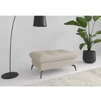 Sit&More Polsterhocker SIT & MORE "Amica", beige (creme), B:102cm H:47cm T:69cm, 95% Polyester, 5% Polyamid, Hocker, Polsterhocker, mit Stauraum