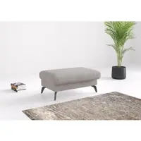 Sit&More Stauraumhocker SIT & MORE "Morris Jubi, B: 103 cm", grau (hellgrau), B:103cm H:44cm T:69cm, 100% Polyester, Hocker, Stauraumhocker, mit Stauraum, individuell kombinierbar