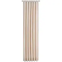 Wirth Vorhang "Trondheim 234 g/m2" Gr. 6, beige (natur), B:132cm H:245cm, Chenille, Polyacryl, Gardinen, Vorhang