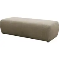 Domo Hocker "BRANDON, komfortabel", braun (schlamm), B:150cm H:40cm T:60cm, 100% Polyester, Hocker, Hocker, große Ausführung passend zu "Brandon", auch in Cord