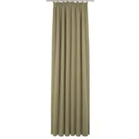 Wirth Vorhang "Newbury", braun (schlamm), B:130cm H:185cm, Baumwolle, Polyester, Gardinen, Vorhang, nach Maß