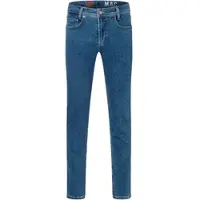 MAC 1100000002199 "Flexx-Driver", Herren, Gr. 40, Länge 32, blau (mid blau light used), Denim/Jeans, Obermaterial: 92% Baumwolle, 6% Elastomultiester, 2% Elasthan, Jeans 1100000002199, super elastisch