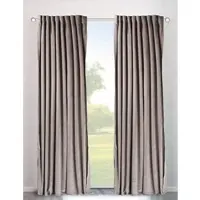 Otto Home Vorhang "Velvet uni" Gr. 3, beige (sand), B:140cm H:225cm, Polyester, Gardinen, Vorhang, Blickdichter Samt, 2-er Set, edel, Gardine, multifunktional, Topseller