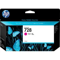 HP 728 Magenta DesignJet Druckerpatrone, 130 ml, DesignJet T730 Drucker, DesignJet T830 Multifunktionsdrucker, Thermal Inkjet, Magenta, F9J66A, Singapur, 202 mm