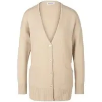 Peter Hahn Strickjacke aus Schurwolle und Kaschmir beige, 44