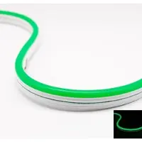 Longlife LED Neon 24V LED Streifen 5M 10W/m 84LED/m 7mm - Lichtfarbe: Grün - Schutzart: IP65