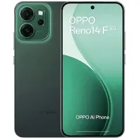 OPPO Reno14 F 5G Smartphone 8GB RAM 256GB Dual SIM 6.57" AMOLED 120Hz Helles Grün