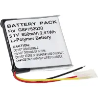 AccuCell Akku passend für JBL Everest Elite 300, Li-Polymer, 3,7V, 650mAh, 2,4Wh