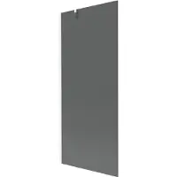 Mexen Next Duschabtrennung 1-flügelig 80 x 150 cm, Graphit, Weiß - 895-080-000-00-40-20