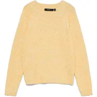Vero Moda "VMDOFFY LS O-NECK BLOUSE GA NOOS" Materialmix, regular fit
