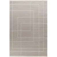 Kayoom Teppich "Stage 125" rechteckig 11 mm Höhe weicher Kurzflor, Hoch Tief Struktur, Wohnzimmer