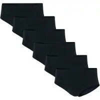 Adidas Originals Damen Slips, 6er Pack - Sport Active Light Flex, Hipster, Unterwäsche, Logo, einfarbig