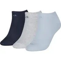 Calvin Klein Sneakersocken "CK WOMEN SNEAKER" 3 Paar, schmales Rippenbündchen, Cotton-Mix, elastisch