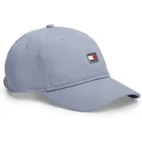 Tommy Hilfiger Baseball Cap TOMMY JEANS "TJW HERITAGE PLAQUE", Damen, blau (soaring skies), Web, Baumwolle, unifarben, Caps Baseball Cap, Regular fit mit festem Schirm