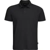 Jack Wolfskin - Travel Polo - Polo-Shirt Gr S schwarz