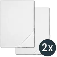 Sleezzz Vital wasserdichtes Molton Spannbettlaken mit antibakterieller Silber Veredelung 100 x 200 cm Doppelpack