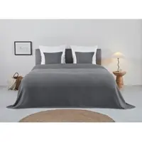 Otto Home Tagesdecke "Greta", grau (anthrazit), B:230cm L:250cm, Baumwolle, Tagesdecken, Tagesdecke, in Waffelpiqué Optik, viele Farben erhältlich, Decke ab 140 x 200 cm