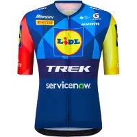 Santini - Lidl Trek Jersey - Radtrikot Gr S blau