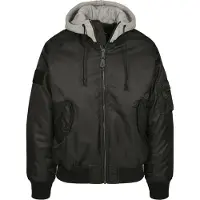 Brandit MA1 Sweat Hoodie Jacke Herren schwarz, 3XL