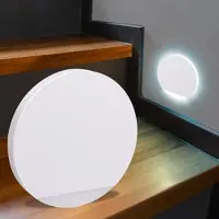 Longlife LED LED Treppenleuchte rund weiß - Lichtfarbe: Kaltweiß 1,5W - Lichtaustritt: Orbis
