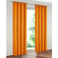 Wirth Vorhang "Holmsund 288g/qm" Gr. 9, orange (blutorange), B:172cm H:200cm, Chenille, Polyacryl, Gardinen, Vorhang