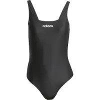 Adidas Badeanzug PERFORMANCE "U-BACK", Damen, Gr. 34, N-Gr, schwarz-weiß (schwarz, weiß), Obermaterial: 78% Polyamid, 22% Elasthan, Badeanzüge Badeanzug, für Schwimmen, sportlicher Stil