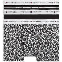 Tommy Hilfiger 3-pack Trunk Print+ Trm Stpe/blk/palm Flrl Größe: S | Unterhosen Outlet | Herren